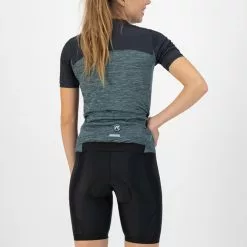 Rogelli Melange Kortærmet Jersey Til Kvinder Blå / Turkis -Cykeltøj til kvinder Salg Rogelli Melange Kortaermet Jersey til 1645446016 03