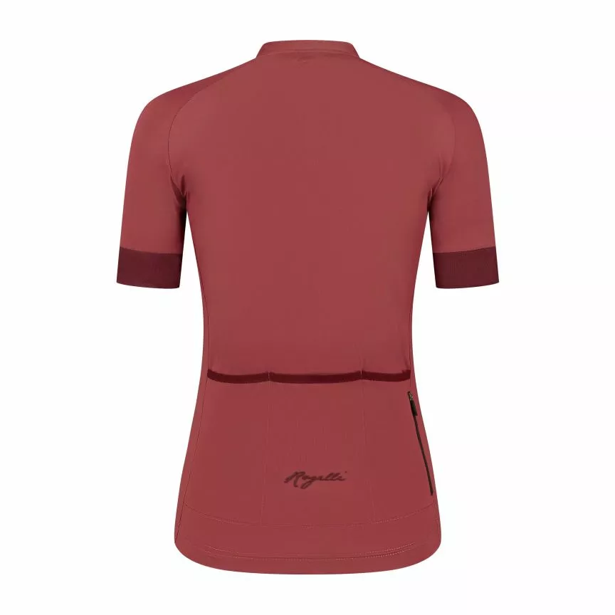Rogelli Modesta Cykeltrøje Kvinder Cherry 2 Rogelli Modesta Cykeltrøje Kvinder Cherry - Billede 2