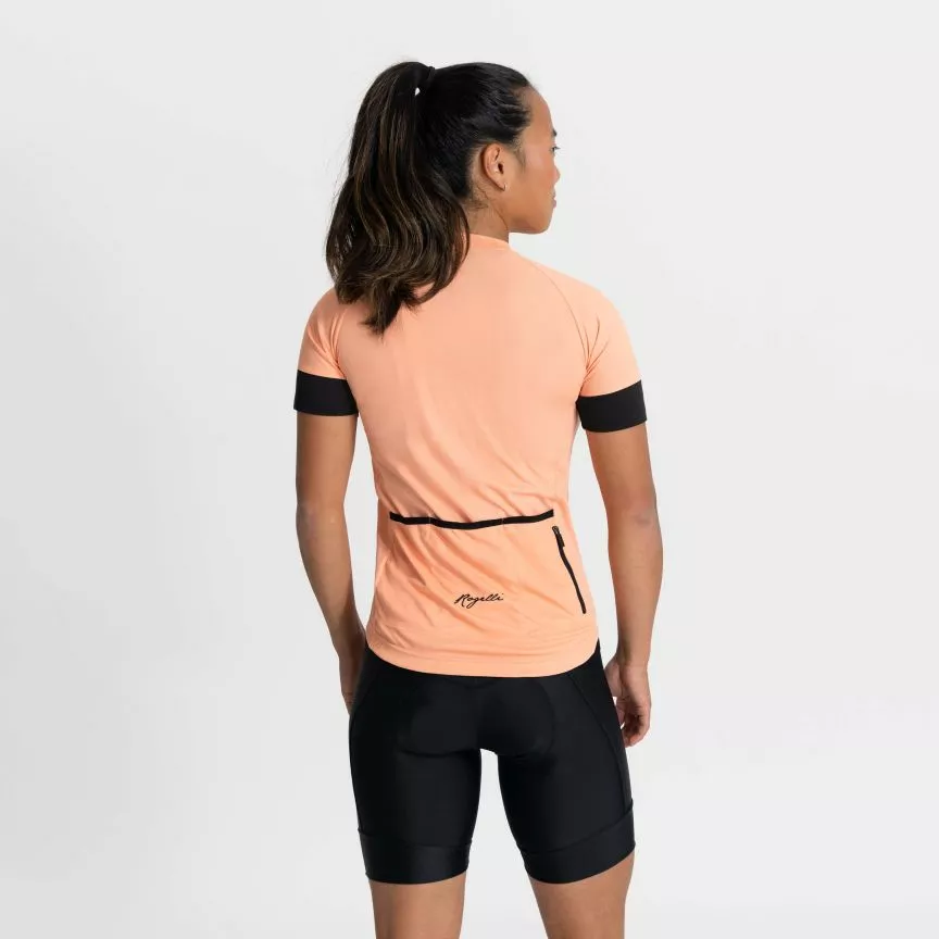 Rogelli Modesta Cykeltrøje Kvinder Koral/Sort 4 Rogelli Modesta Cykeltrøje Kvinder Koral/Sort - Billede 4