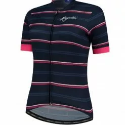 Rogelli Stripe Jersey Til Kvinder - Blå/Pink