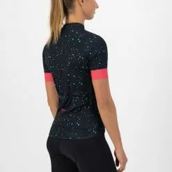 Rogelli Terrazzo Kortærmet Jersey Til Kvinder Blå / Pink -Cykeltøj til kvinder Salg Rogelli Terrazzo Kortaermet Jersey ti 1645442928 03
