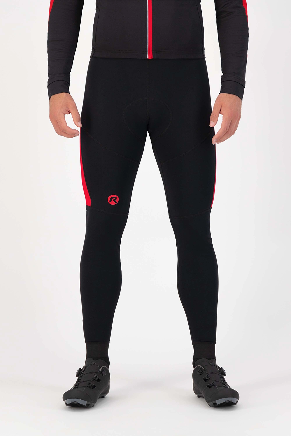 Rogelli Tyro Bibtight - Sort/Rød 3 Rogelli Tyro Bibtight - Sort/Rød - Billede 3