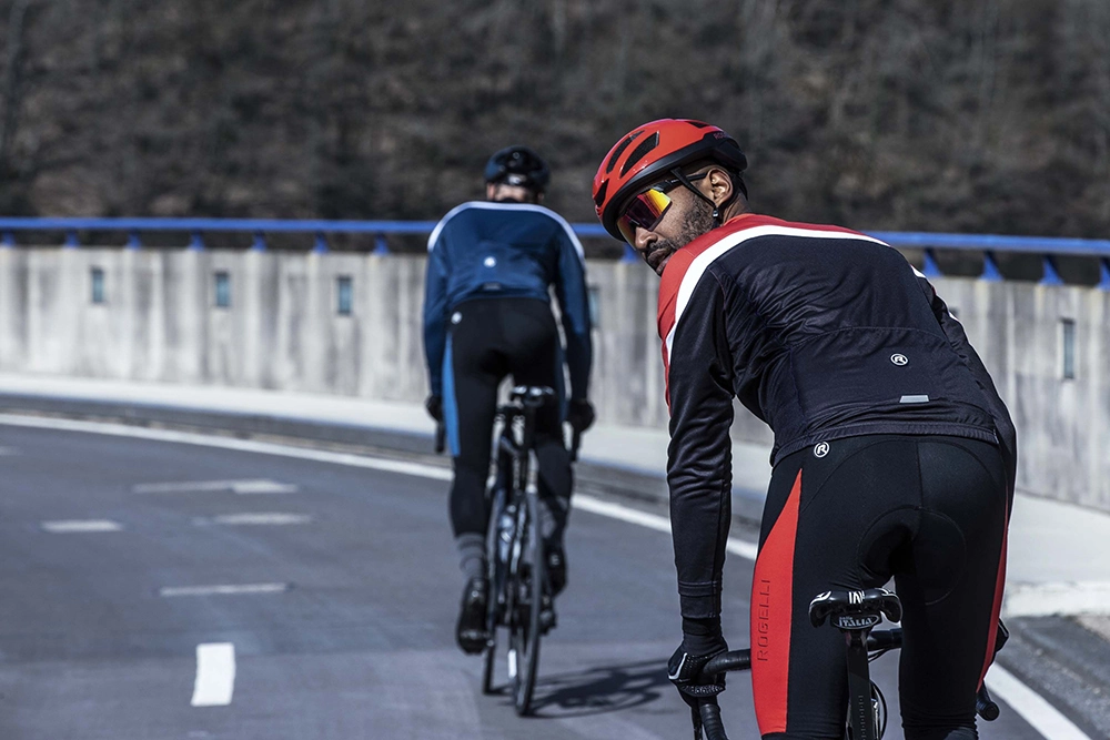 Rogelli Tyro Bibtight - Sort/Rød 7 Rogelli Tyro Bibtight - Sort/Rød - Billede 7