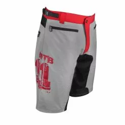 Force F-11 MTB Shorts Med Gelindlæg Grå/rød -Cykeltøj til kvinder Salg force900330f11grey 03